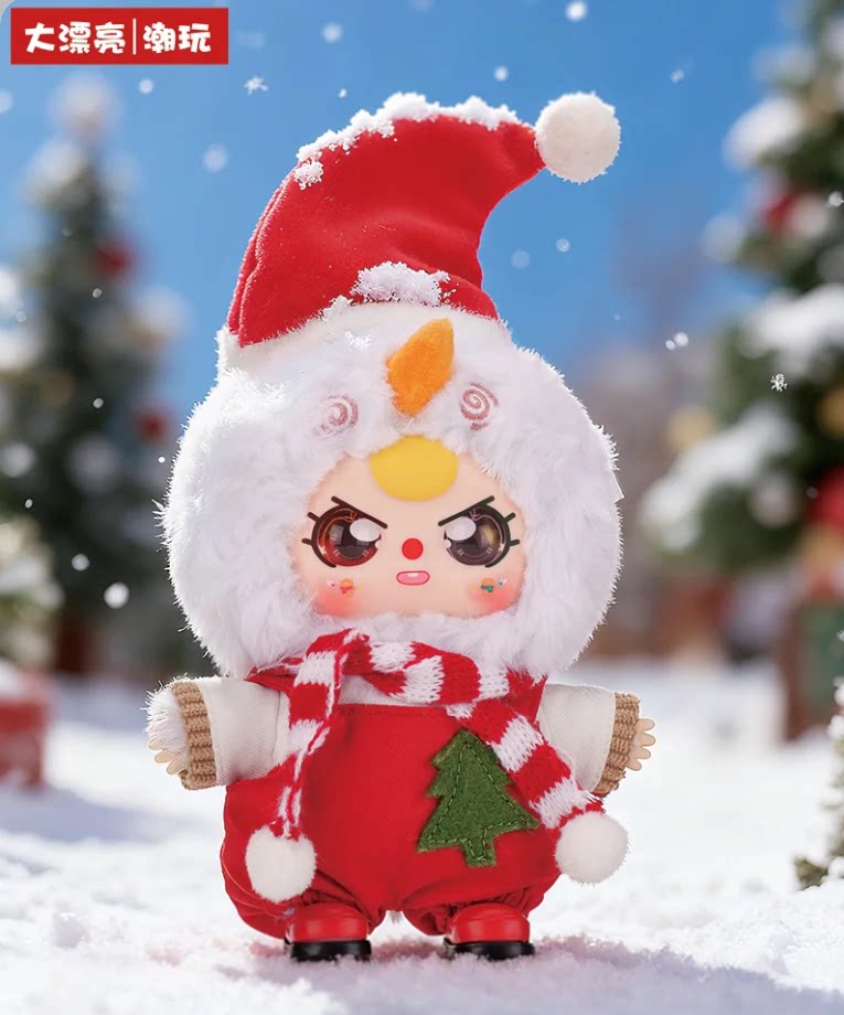3歳のメリークリスマスのぬいぐるみ mr0633