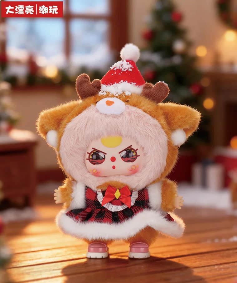 3歳のメリークリスマスのぬいぐるみ mr0633