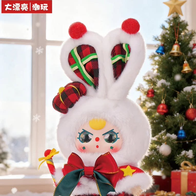 3歳のメリークリスマスのぬいぐるみ mr0633